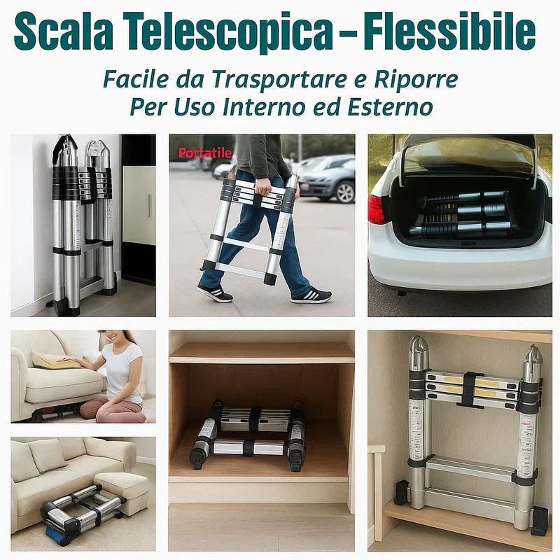 5M Scala Alluminio Telescopica