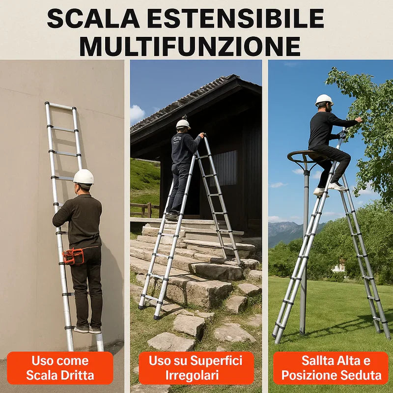 5M Scala Alluminio Telescopica